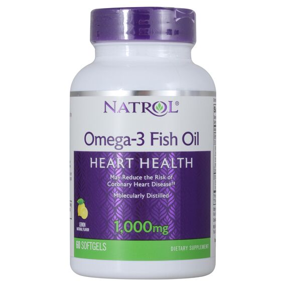 Рыбий жир Natrol Omega 3 Fish Oil 1000 мг 60 капсул
