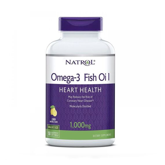Рыбий жир Natrol Omega 3 Fish Oil 1000 мг 150 капсул