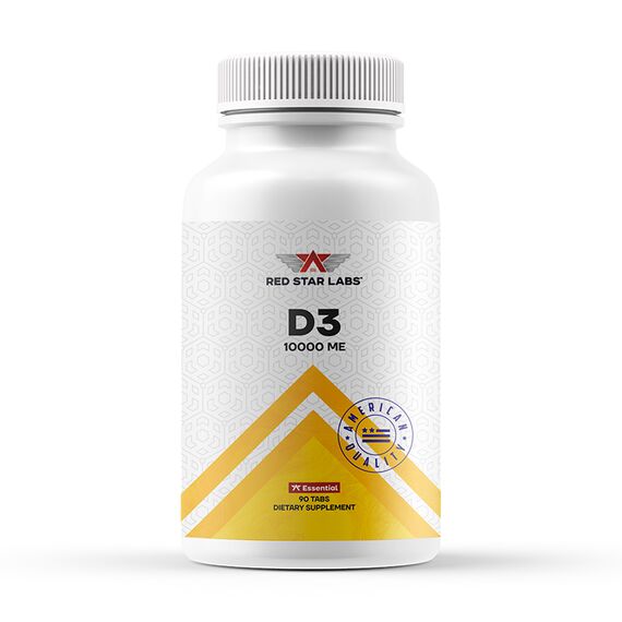Витамины Red Star Labs D-3 10000 ME 90 таблеток, изображение 2