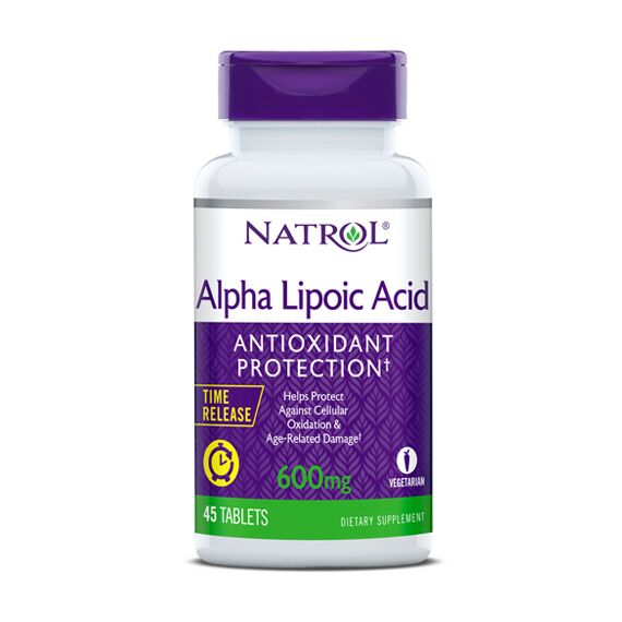 Антиоксидант Natrol Alpha Lipoic Acid 600 мг 45 таблеток
