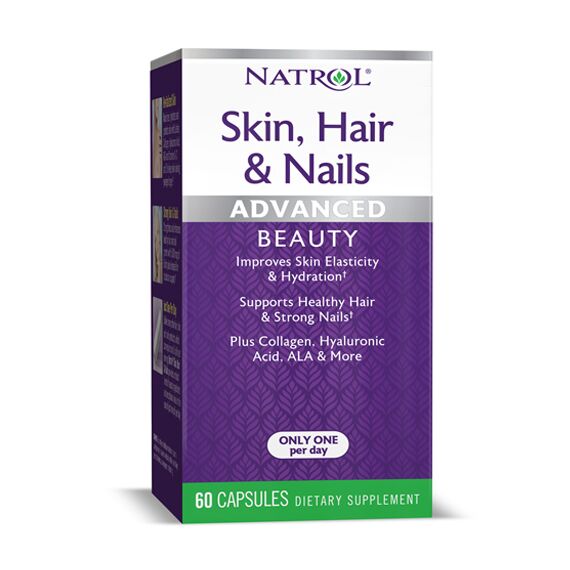 Витаминно-минеральный комплекс Natrol Skin Hair Nails 60 капсул