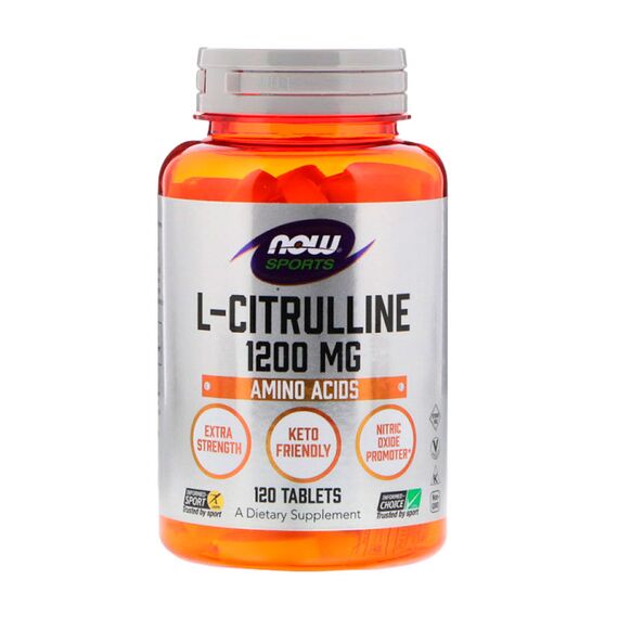 Цитруллин NOW L-Citrulline 1200 мг 120 таблеток