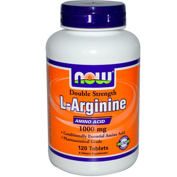 L-Arginine NOW 1000 mg 120 таб.