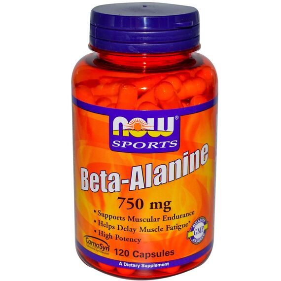 Бета-аланин NOW Beta-Alanine 750 мг 120 капс