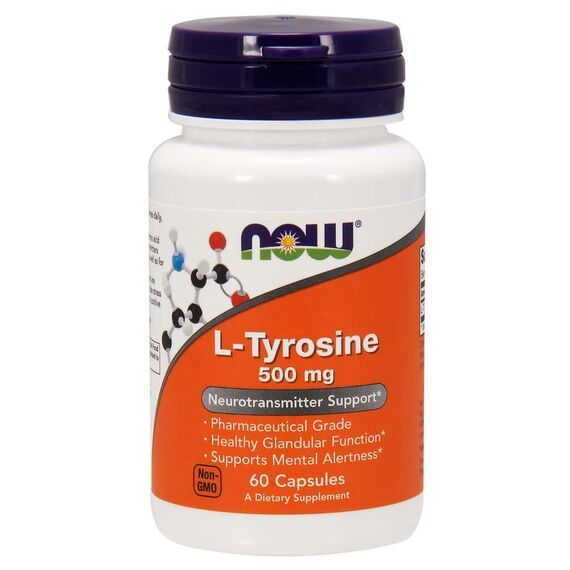Аминокислота NOW L-Tyrosine 500 mg 60 капсул