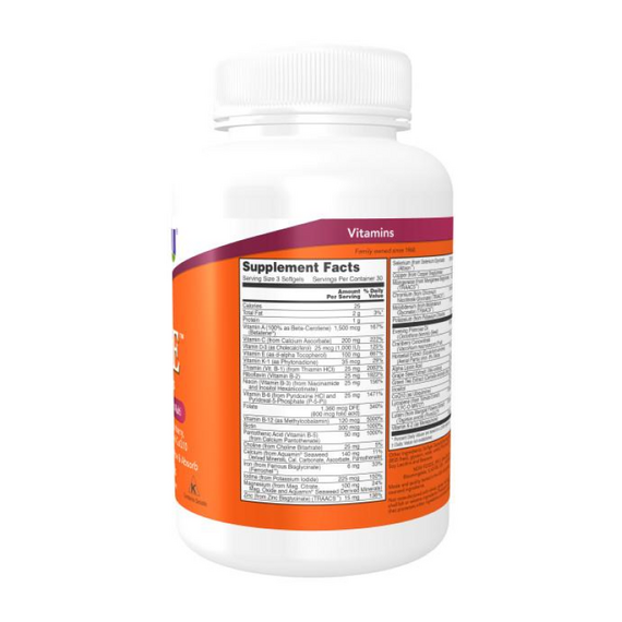 Витаминно-минеральный комплекс NOW EVE Women's Multivitamin 90 капсул, изображение 2