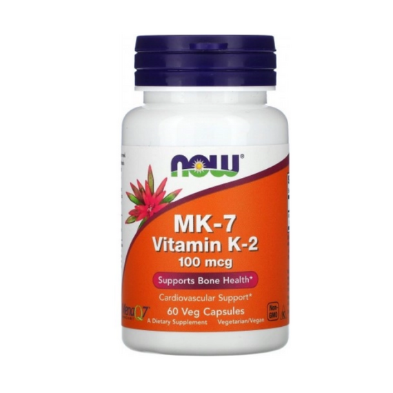 Витамин NOW Vitamin K-2 100 мкг 60 вег. капсул