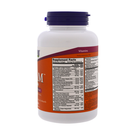 Витаминно-минеральный комплекс ADAM Men's Multivitamin 90 мягких капсул, изображение 2