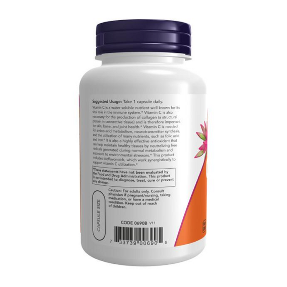 Витамины C-1000 NOW 100 капсул, изображение 3