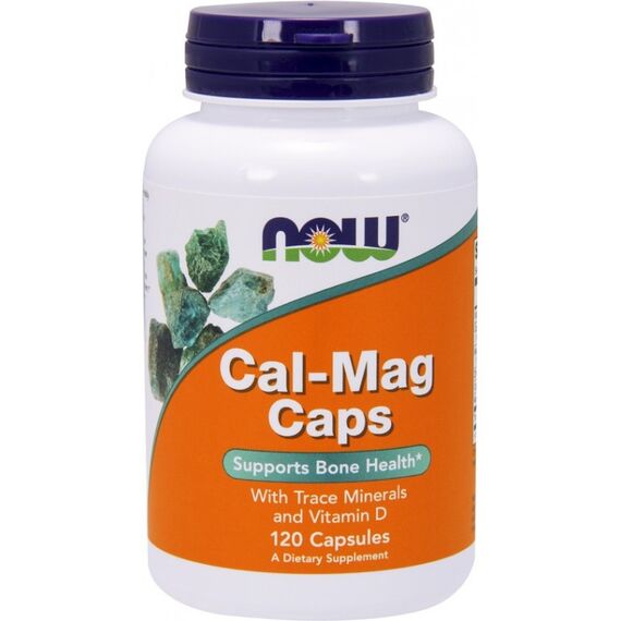 Минералы NOW Cal - Mag Caps 120 капсул