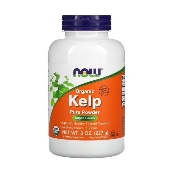 Минералы NOW Kelp Organic Powder 227 г