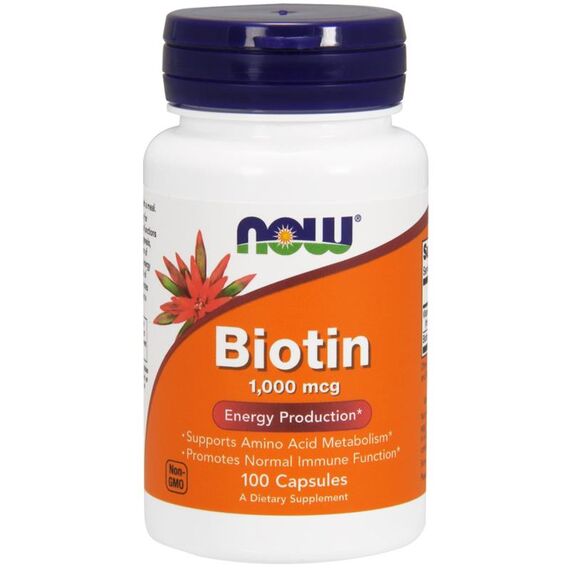 Biotin NOW 10000 mcg 100 капс