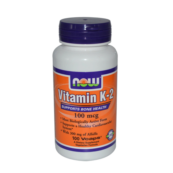 Витамины NOW Vitamin K-2 100 мкг 100 капсул