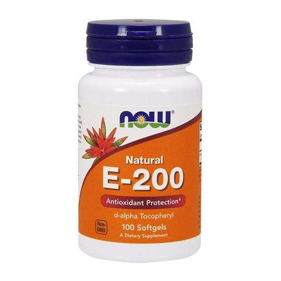 Витамины NOW E-200 Da 100 гел. капсул