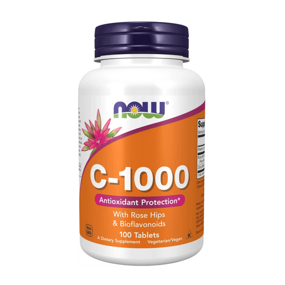 Витамин C NOW C-1000 with Rose Hips 100 таблеток
