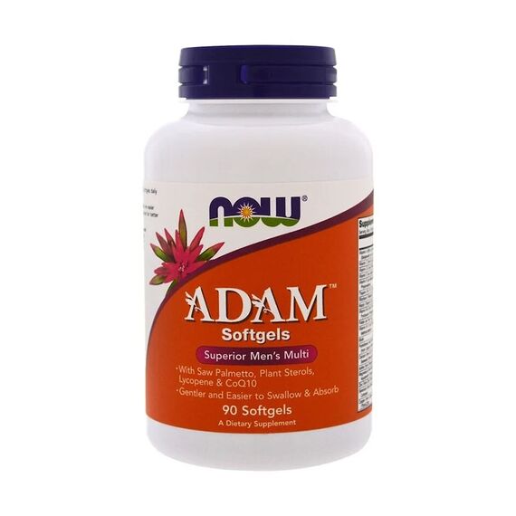 Мультивитамины для мужчин NOW ADAM 90 капсул