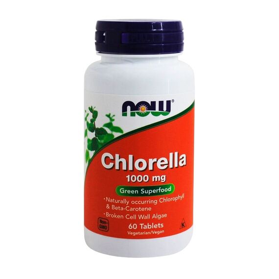 Иммуномодулятор NOW Chlorella 1000 mg 60 таблеток