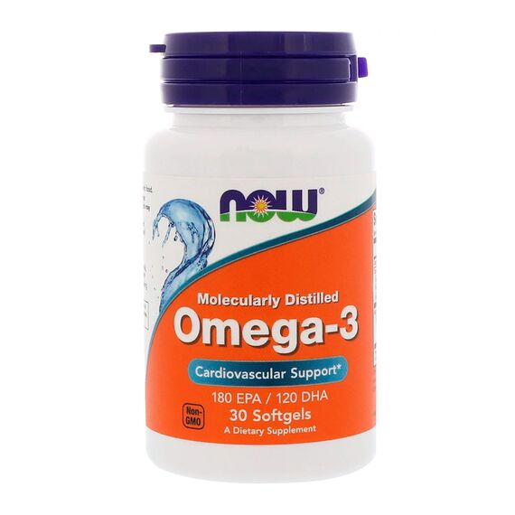 Oмега-3 1000/180 EPA/120 DHA NOW 30 капсул