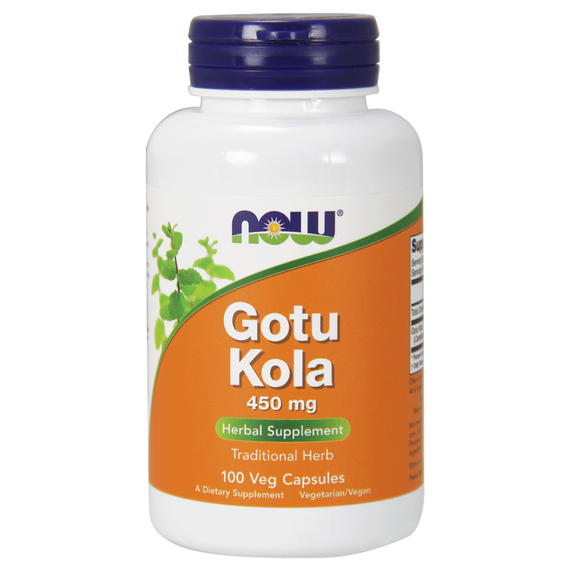 Готу Кола NOW Gotu Kola 450 мг 100 капсул