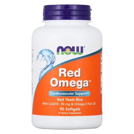 Омега жиры NOW Red Omega 90 капсул