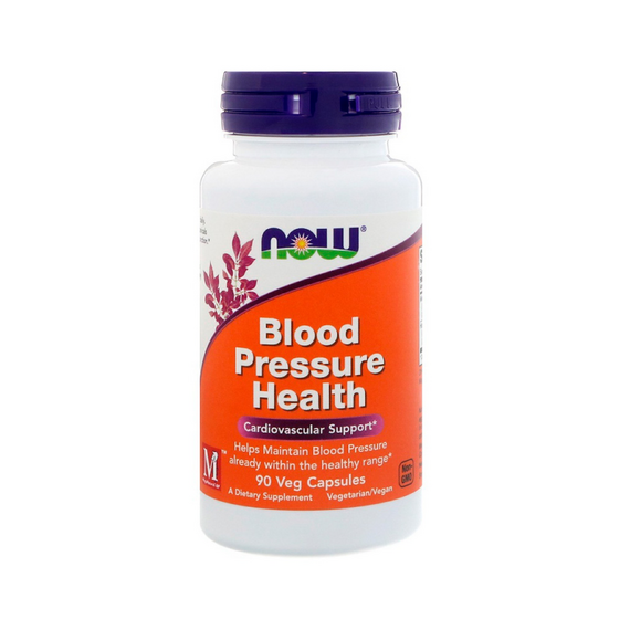 Здоровое артериальное давление NOW Blood Pressure Health 90 капсул