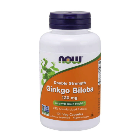Антиоксидант NOW Ginkgo Biloba 120 мг 100 капсул