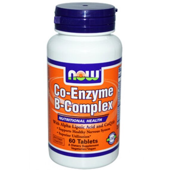 Коэнзим NOW Co-Enzyme B-Komplex 60 таб