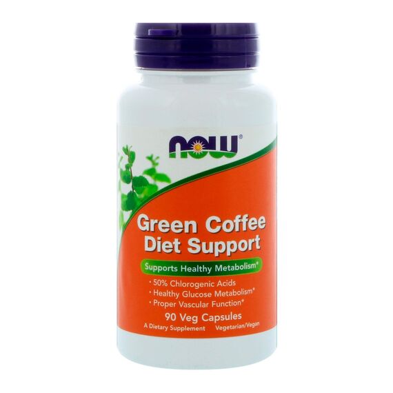 Поддержка здорового метаболизма NOW Green Coffee Diet Support 90 капсул
