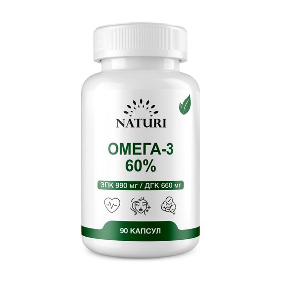 NATURI Omega-3 60% 90 caps