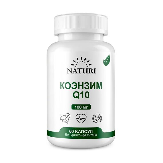 NATURI Coenzyme Q10 Ubiquinone 60 caps