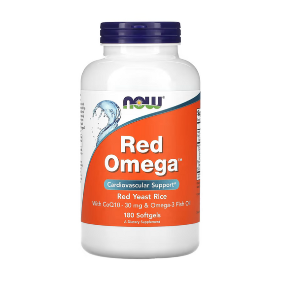 Омега жиры NOW Red Omega 180 капсул