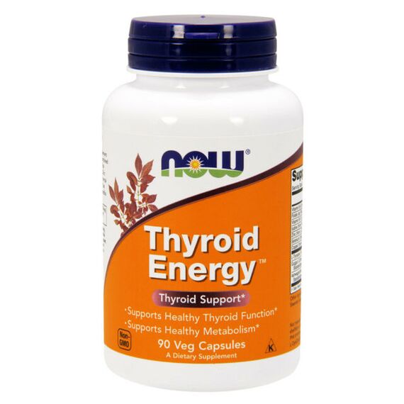 Поддержка щитовидной железы NOW Thyroid Energy 90 капсул