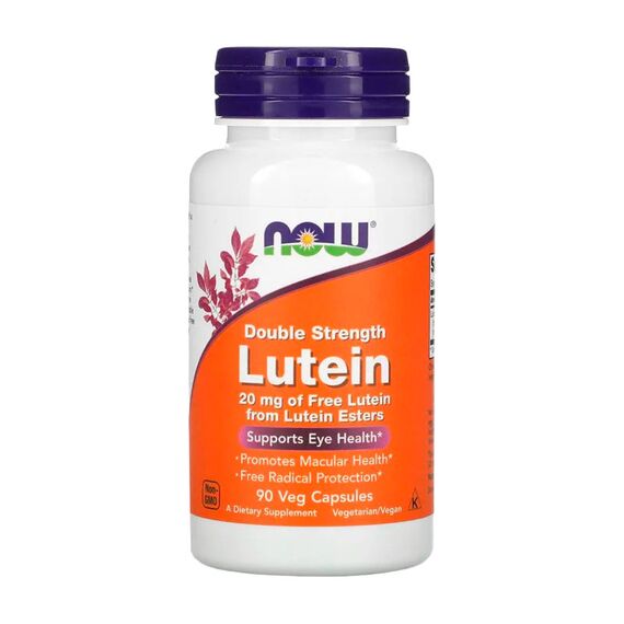 Добавка для зрения Lutein 20 мг NOW 90 вег. капсул