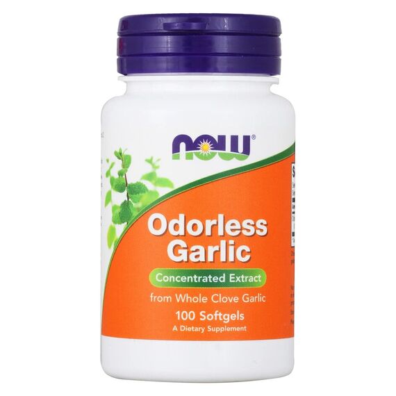 Экстракт чеснока NOW Odorless Garlic 100 капсул