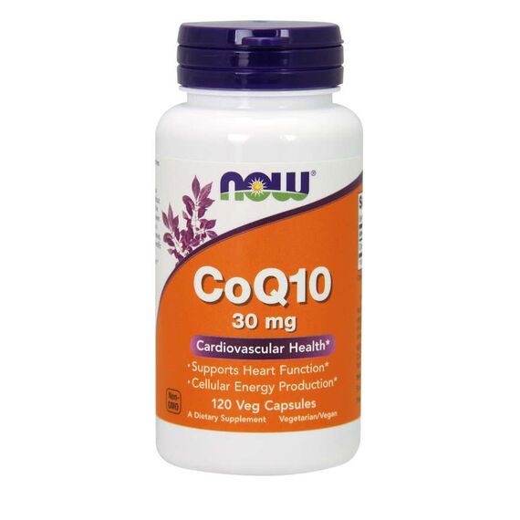 Коэнзим Q10 30 мг NOW 120 капсул