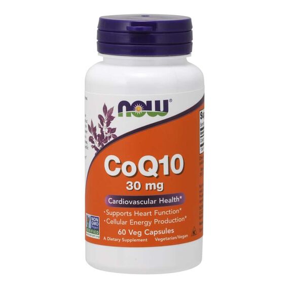 Коэнзим Q10 30 мг NOW 60 капсул