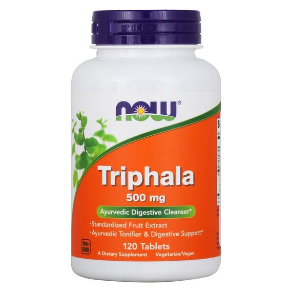 Трифала NOW Triphala 500 мг 120 таблеток