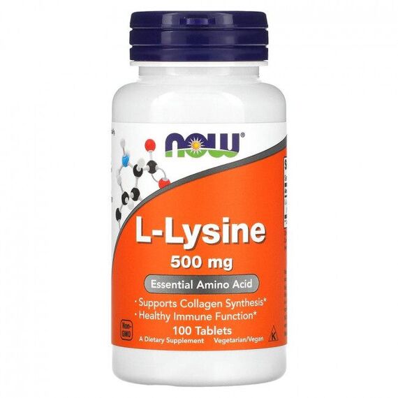 NOW L-Lysine 1000 mg 100 tablets