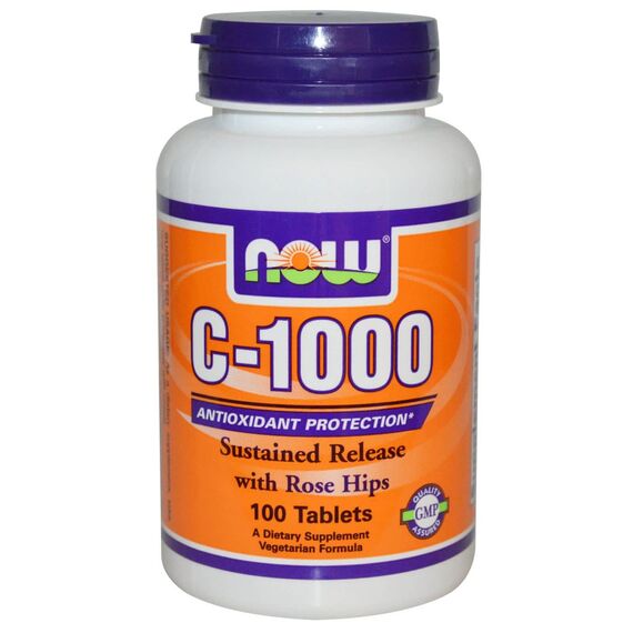 NOW Vitamin C 1000 mg 100 tablets, изображение 2