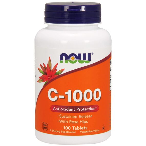 NOW Vitamin C 1000 mg 100 tablets, изображение 4