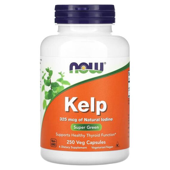 NOW Kelp 325 mcg 250 veg capsules