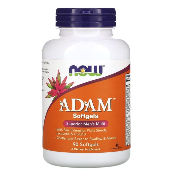 NOW Adam Multivitamin for men 90 softgels, изображение 5