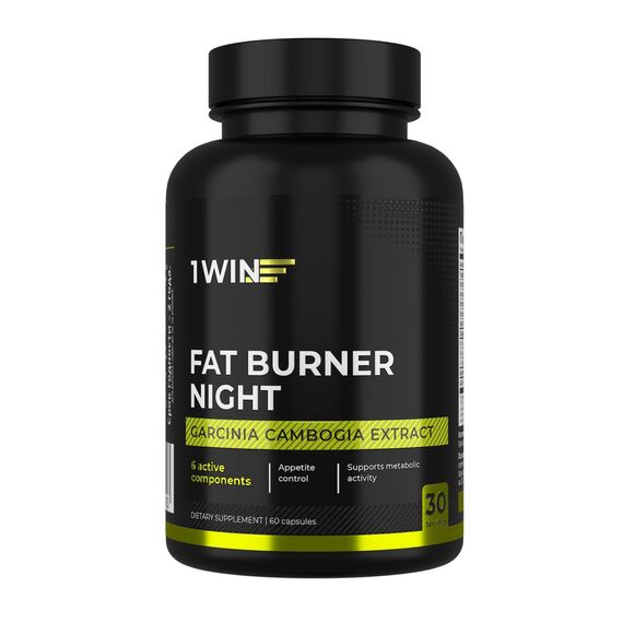 1WIN Жиросжигатель Fat Burner Night, 60 капсул