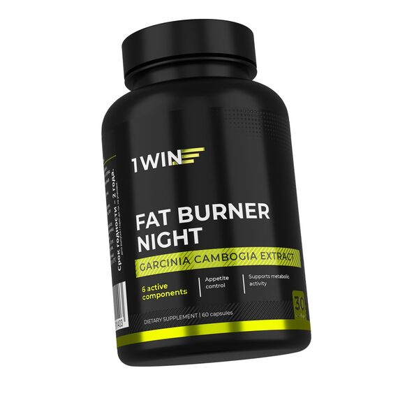 1WIN Жиросжигатель Fat Burner Night, 60 капсул, изображение 4