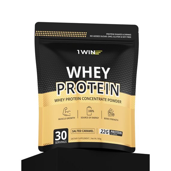 1WIN Whey Protein, солёная карамель, 900 г, 30 порций, изображение 6