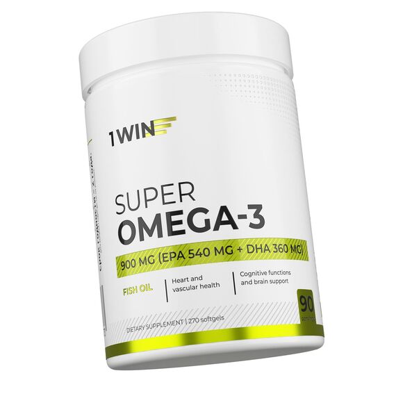 1WIN Omega-3 900 мг, 270 капсул, изображение 4