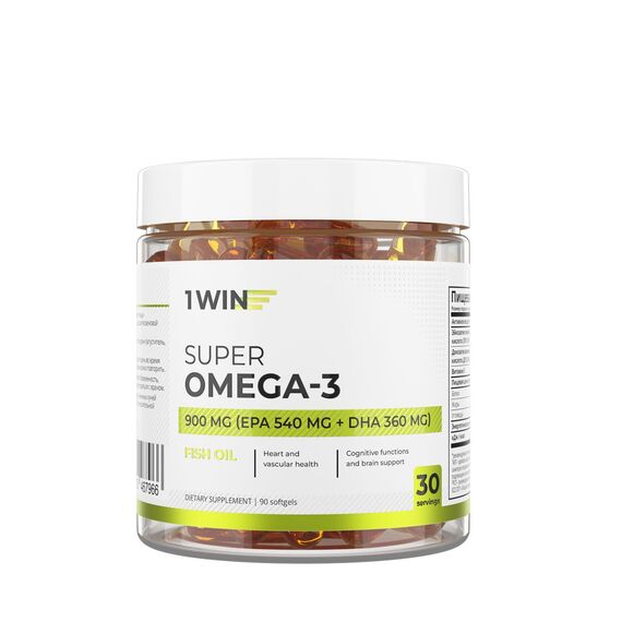 1WIN Omega-3 900 мг, 90 капсул