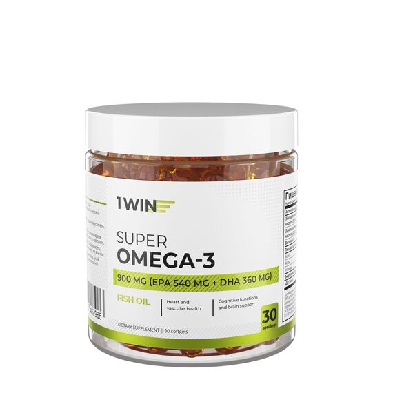 1WIN Omega-3 900 мг, 90 капсул, изображение 4