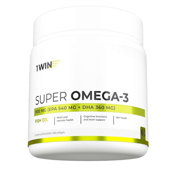 1WIN Omega-3 900 мг, 180 капсул, изображение 4